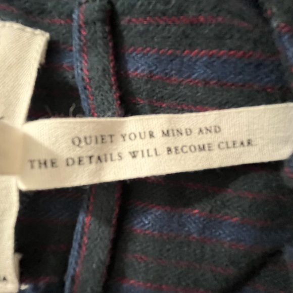 Apiece Apart Mars jumpsuit in navy winter stripes size large - Picture 14 of 16